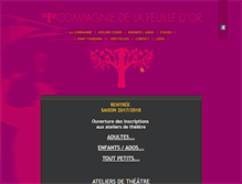Tablet Screenshot of delafeuilledor.fr